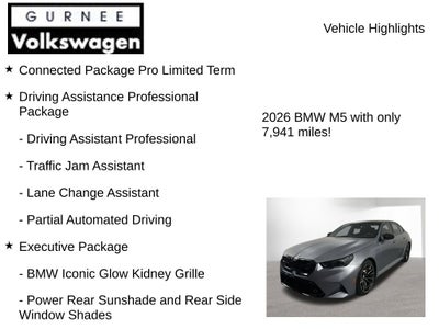 2026 BMW M5 Base Executive Package