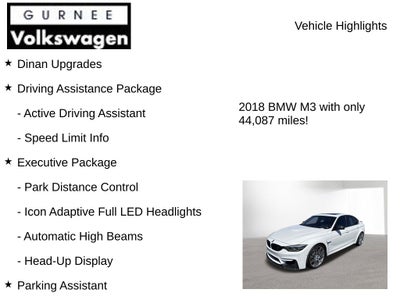 2018 BMW M3 Base