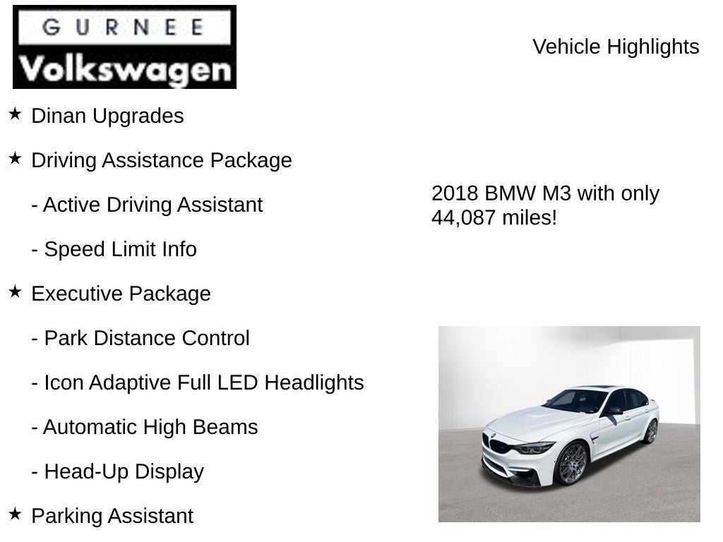 2018 BMW M3 Base