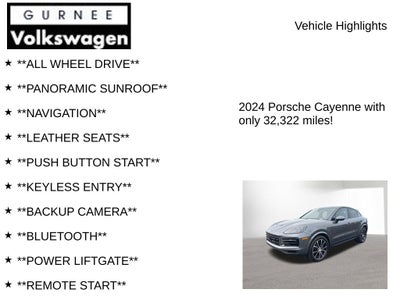 2024 Porsche Cayenne Coupe Base