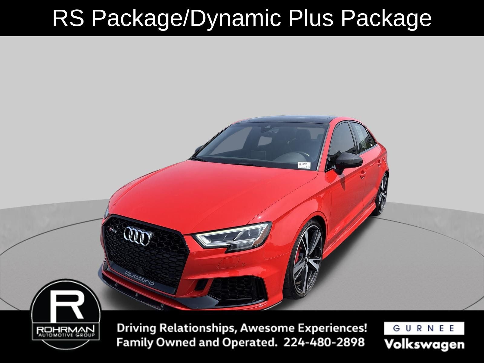 2018 Audi RS 3 2.5T quattro