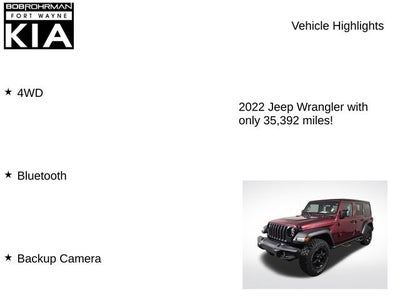 2022 Jeep Wrangler Unlimited Willys