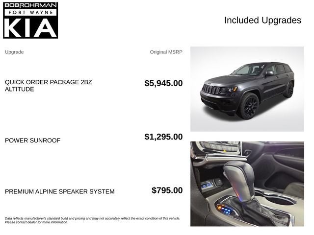 2019 Jeep Grand Cherokee Altitude
