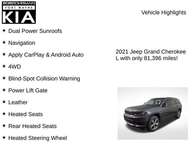 2021 Jeep Grand Cherokee L Limited