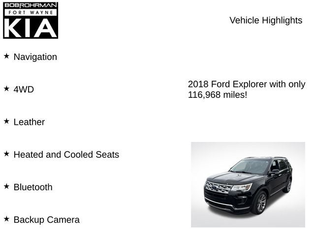 2018 Ford Explorer Limited
