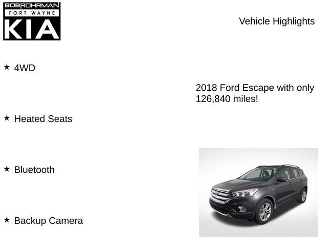 2018 Ford Escape SE