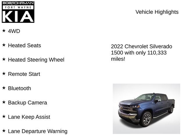 2022 Chevrolet Silverado 1500 LTD LT