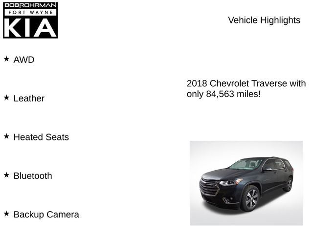 2018 Chevrolet Traverse 3LT