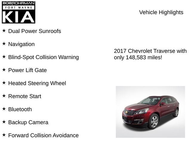2017 Chevrolet Traverse Premier