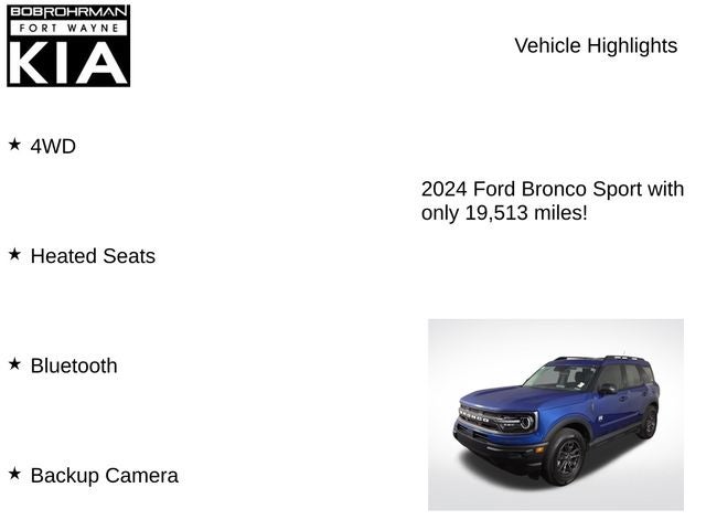 2024 Ford Bronco Sport Big Bend