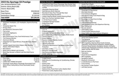 2023 Kia Sportage SX-Prestige