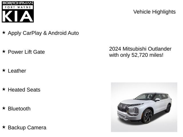 2024 Mitsubishi Outlander SE