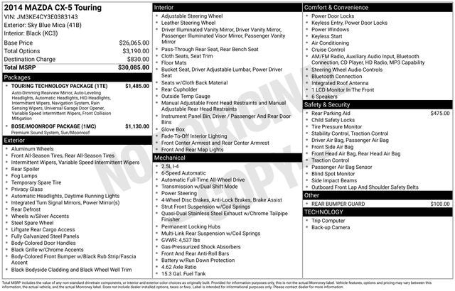 2014 Mazda Mazda CX-5 Touring