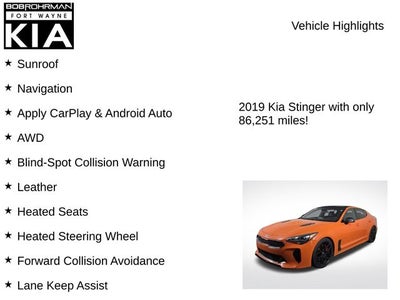 2019 Kia Stinger GTS
