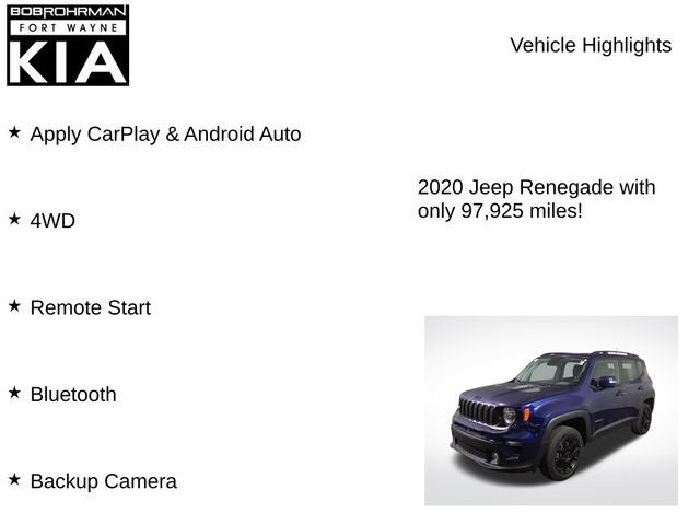2020 Jeep Renegade Latitude