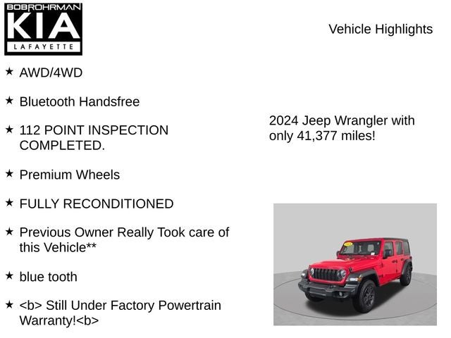 2024 Jeep Wrangler Sport S