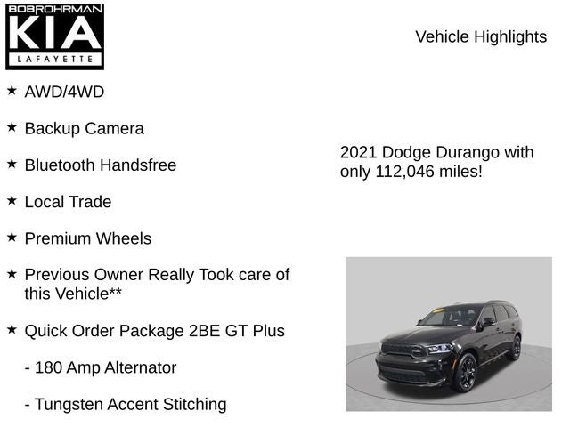 2021 Dodge Durango GT Plus