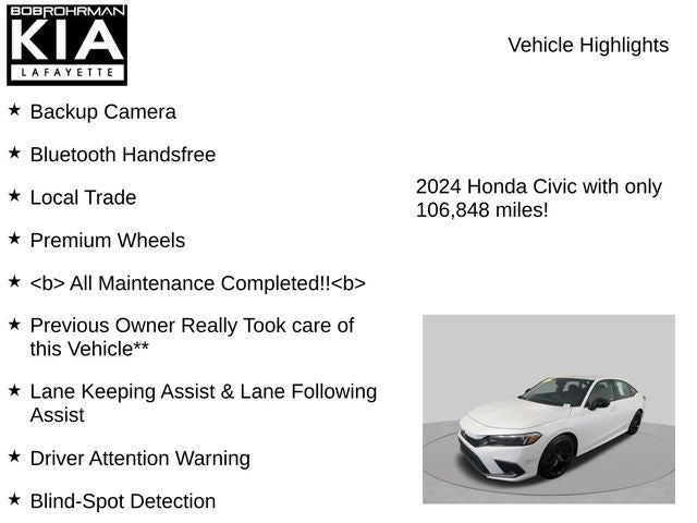 2024 Honda Civic Sport