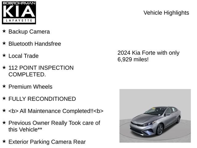 2024 Kia Forte LXS