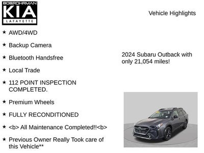 2024 Subaru Outback Onyx Edition XT