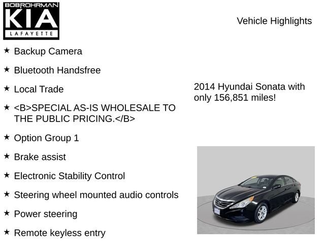 2014 Hyundai Sonata GLS