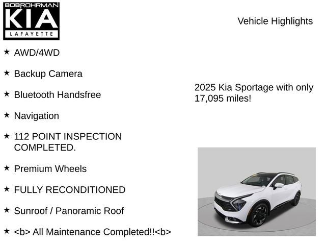 2025 Kia Sportage SX-Prestige