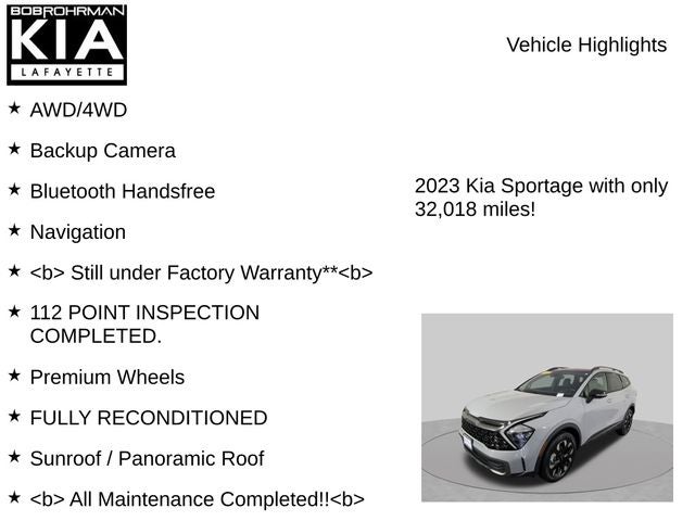 2023 Kia Sportage X-Line