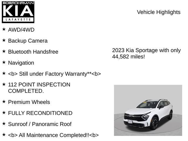 2023 Kia Sportage X-Line