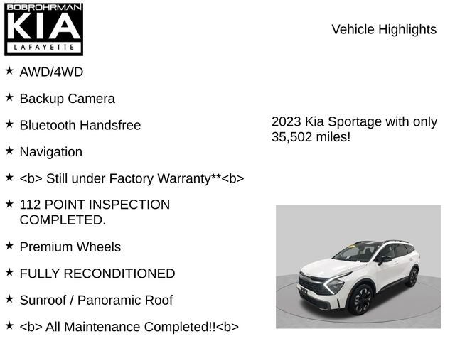 2023 Kia Sportage X-Line