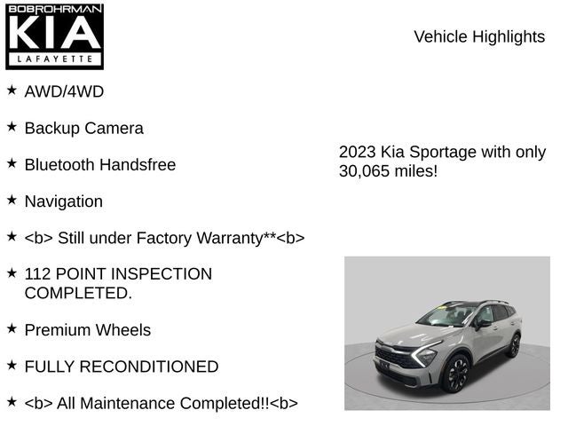 2023 Kia Sportage X-Line