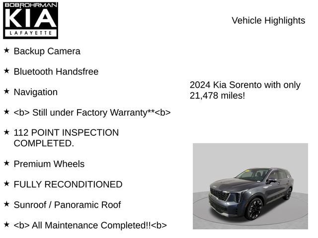 2024 Kia Sorento SX