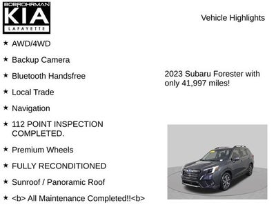 2023 Subaru Forester Limited