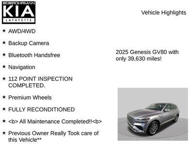 2025 Genesis GV80 2.5T