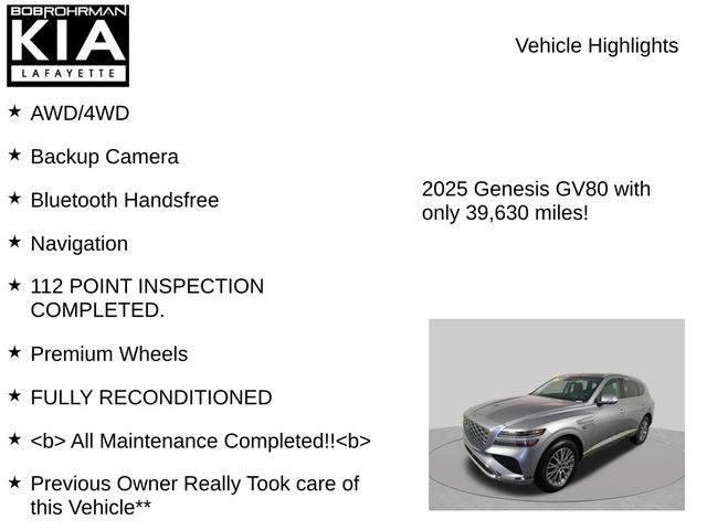 2025 Genesis GV80 2.5T