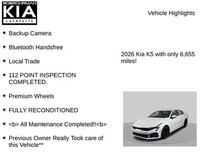 2026 Kia K5 LXS