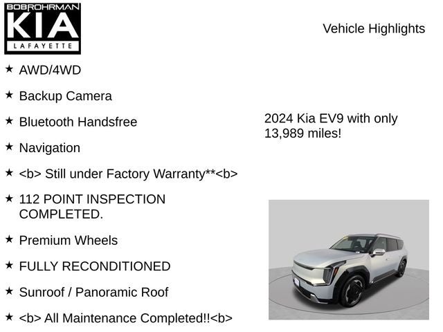 2024 Kia EV9 Land