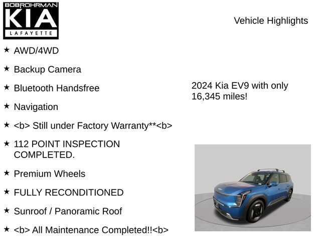 2024 Kia EV9 Wind