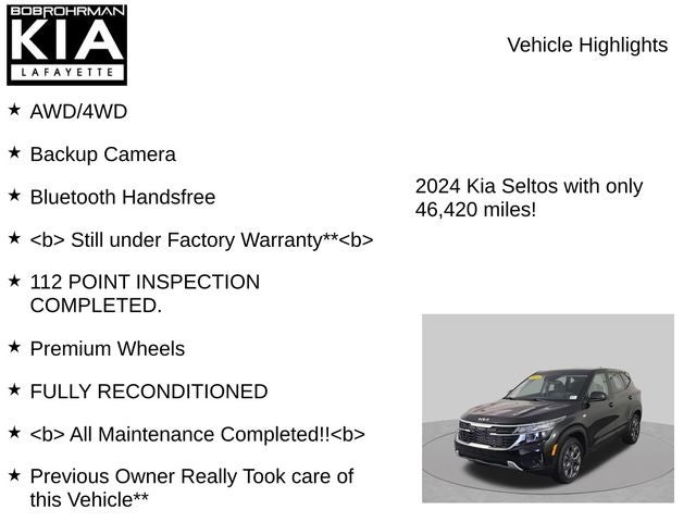 2024 Kia Seltos LX