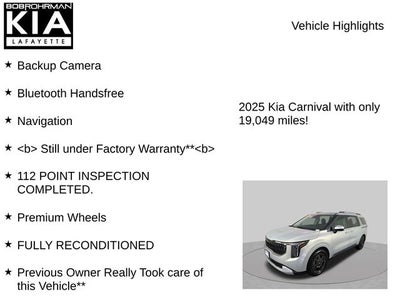 2025 Kia Carnival Hybrid EX