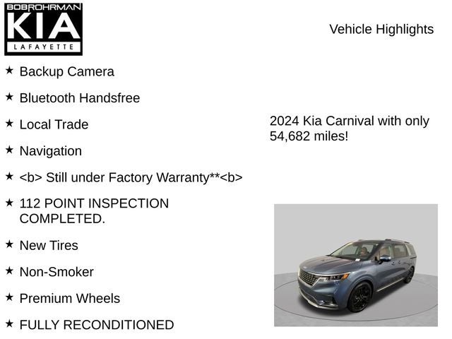 2024 Kia Carnival SX Prestige