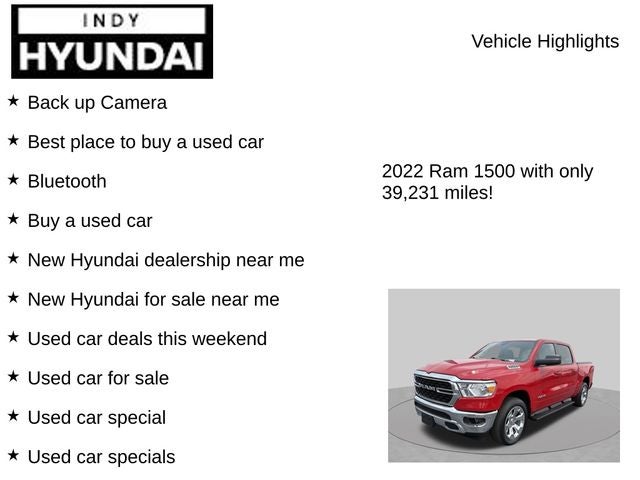 2022 RAM 1500 Big Horn/Lone Star