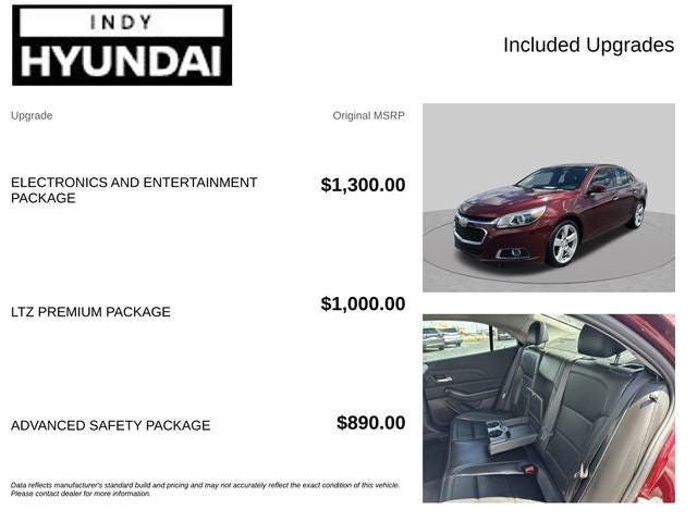 2015 Chevrolet Malibu LTZ 2LZ