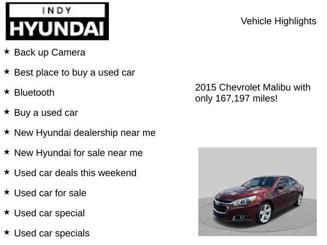 2015 Chevrolet Malibu LTZ 2LZ