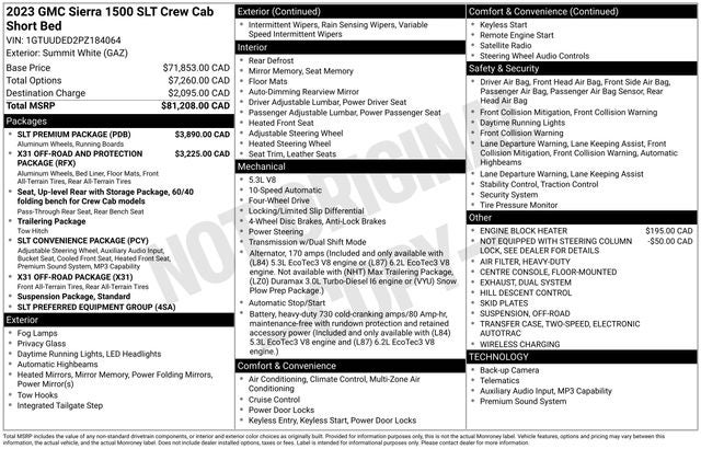 2023 GMC Sierra 1500 SLT