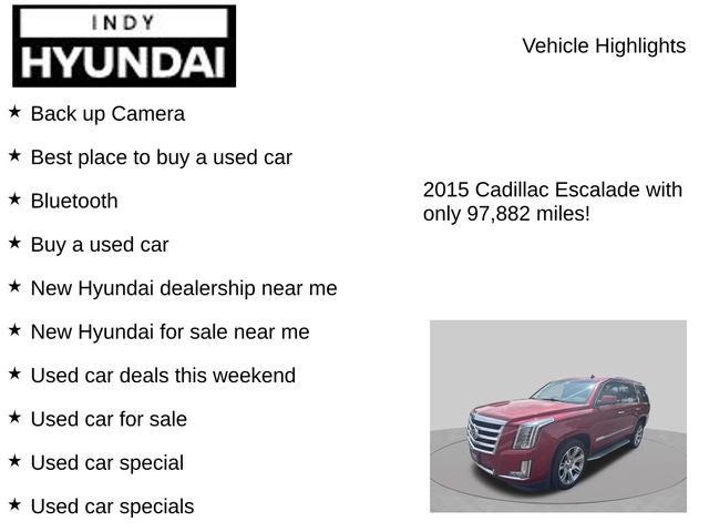 2015 Cadillac Escalade Luxury