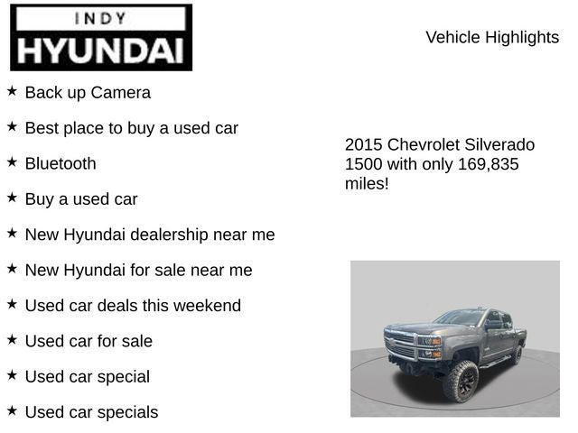 2015 Chevrolet Silverado 1500 High Country