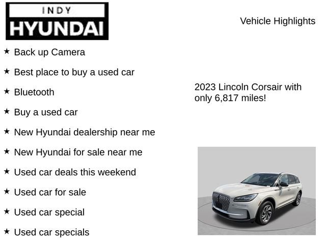 2023 Lincoln Corsair Standard