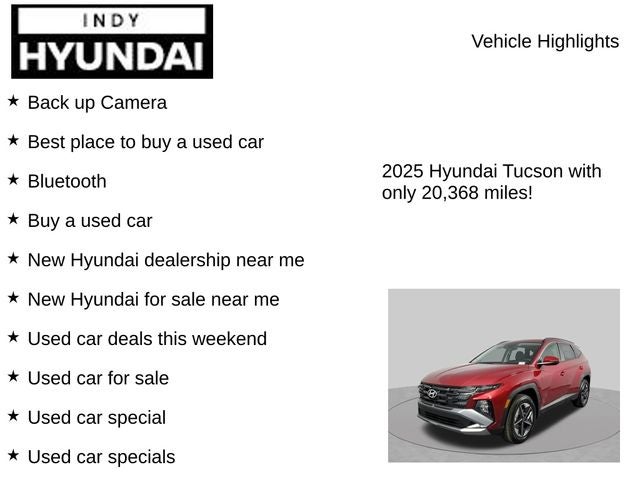 2025 Hyundai Tucson SEL Convenience