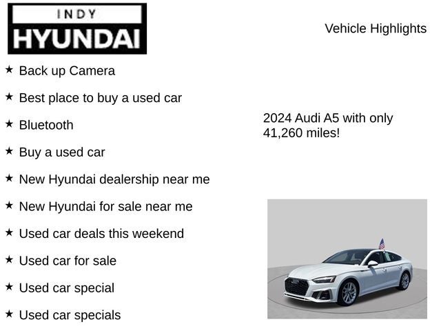 2024 Audi A5 Sportback 45 S line Premium Plus quattro