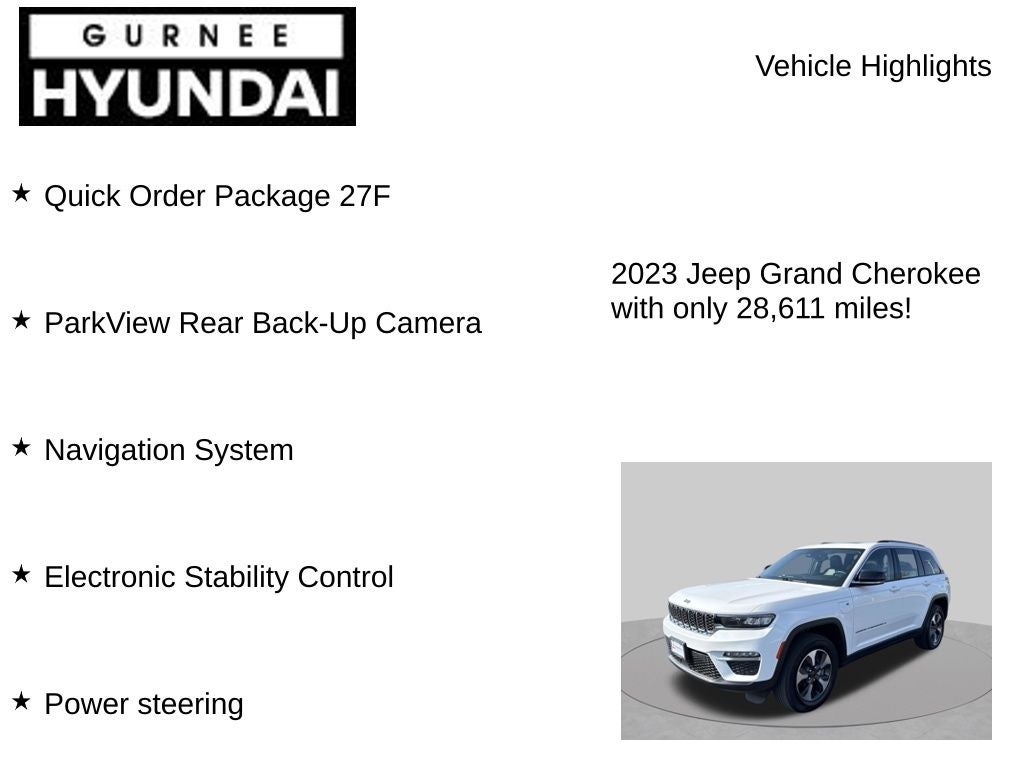 2023 Jeep Grand Cherokee 4xe